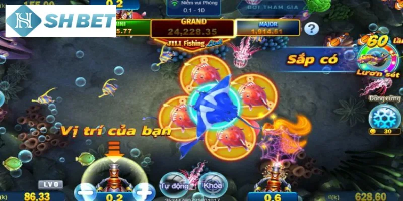 Có rất nhiều boss đặc biệt trong trò săn cá Hoàng Gia