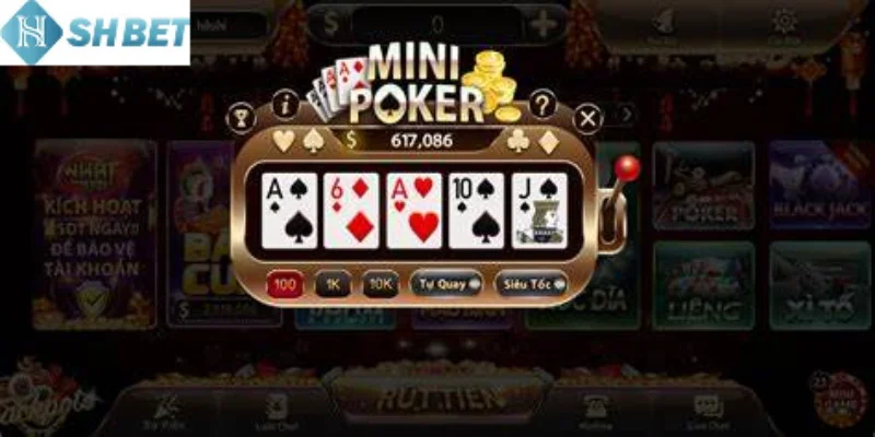 Tham gia mini poker đổi thẻ lấy thưởng cực đã